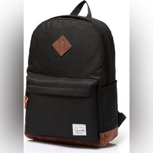 VASCHY  Men Women Unisex Classic Water-resistant Lightweight Travel Backpack